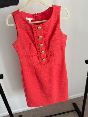 London Times Fitted Shift Dress